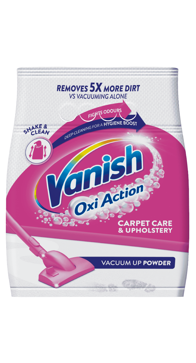 Vanish Shake & Clean Prášok na čistenie kobercov